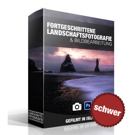 Landschaftsfotografie + Bildbearbeitung Kurs für Fortgeschrittene - gefilmt in Island