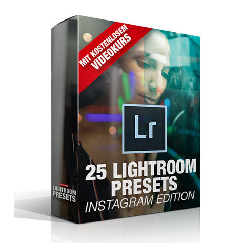 25 Instagram Lightroom Presets + gratis Videokurs