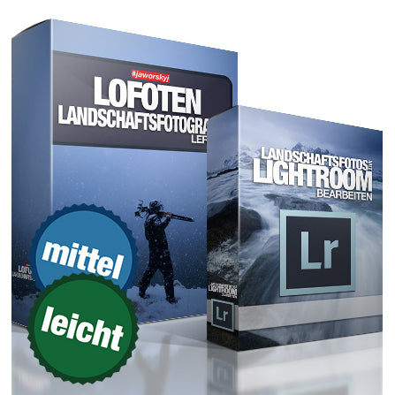 PAKET: Landschaftsfotografie Lofoten + Landschaftsfotos in Lightroom bearbeiten