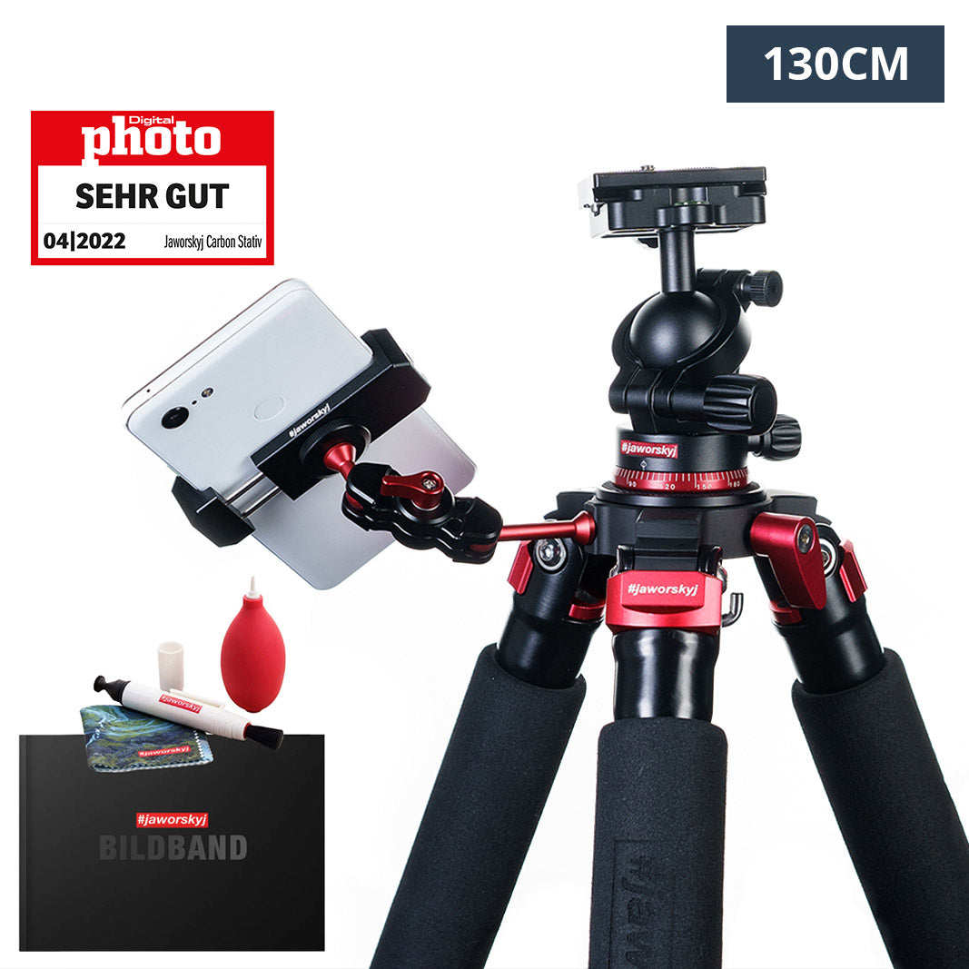 #jaworskyj Carbon tripod incl. ball head - 130cm